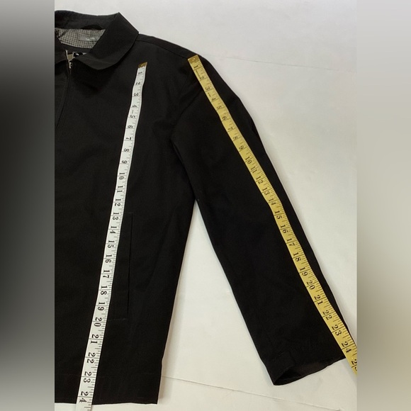 Perry Ellis potfolio poly tech black zip up jacket. Small - Picture 6 of 10
